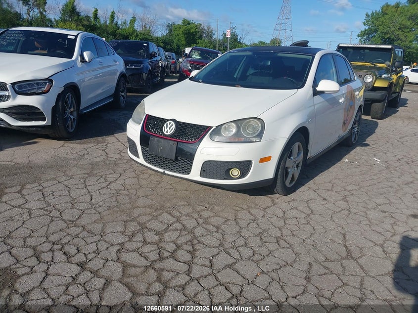 2010 Volkswagen Jetta, Left Side, IAAI, VIN 3VWJX7AJ1AM096507 — photo 2