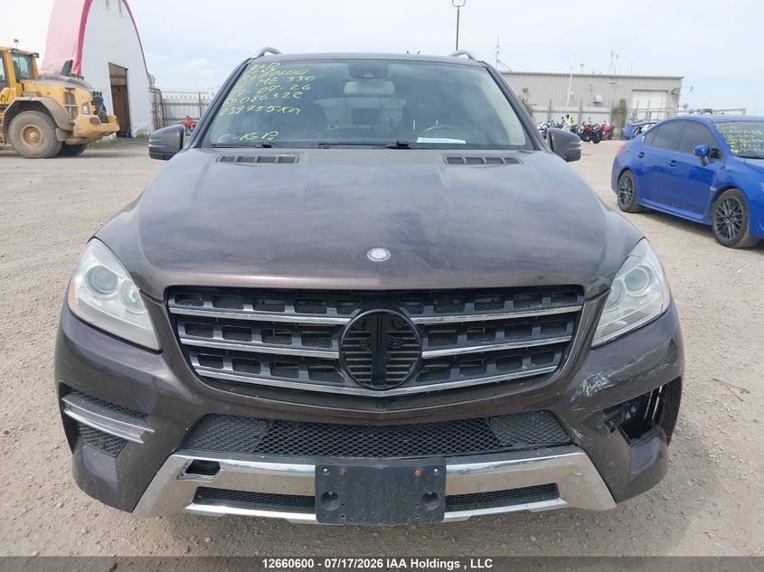 2012 Mercedes-Benz Ml 350 Bluetec 4Matic VIN: 4JGDA2EB1CA086322 Lot: 12660600