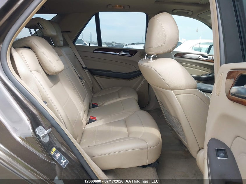2012 Mercedes-Benz Ml 350 Bluetec 4Matic VIN: 4JGDA2EB1CA086322 Lot: 12660600