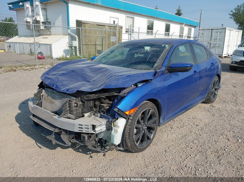 Vin: shhfk7g97ju302176, lot: 3062941, honda civic sport touring 20182