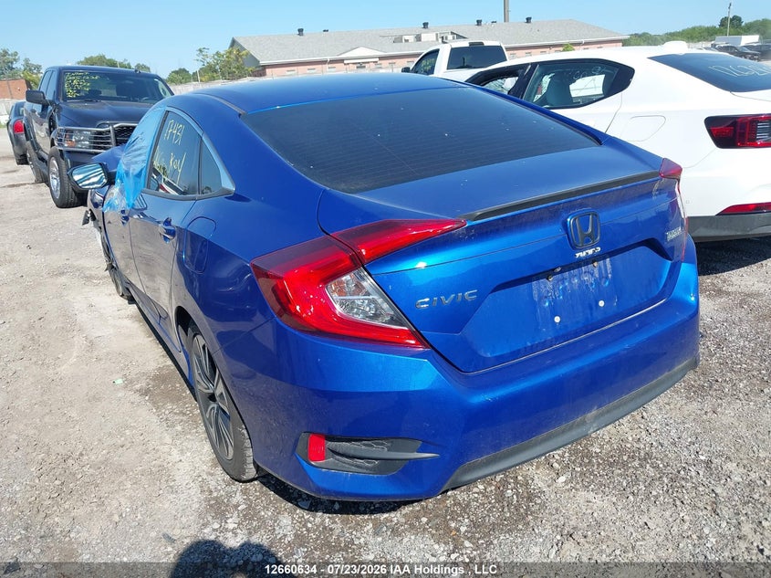 Vin: 2hgfc1f43jh104773, lot: 3062943, honda civic ex 20183
