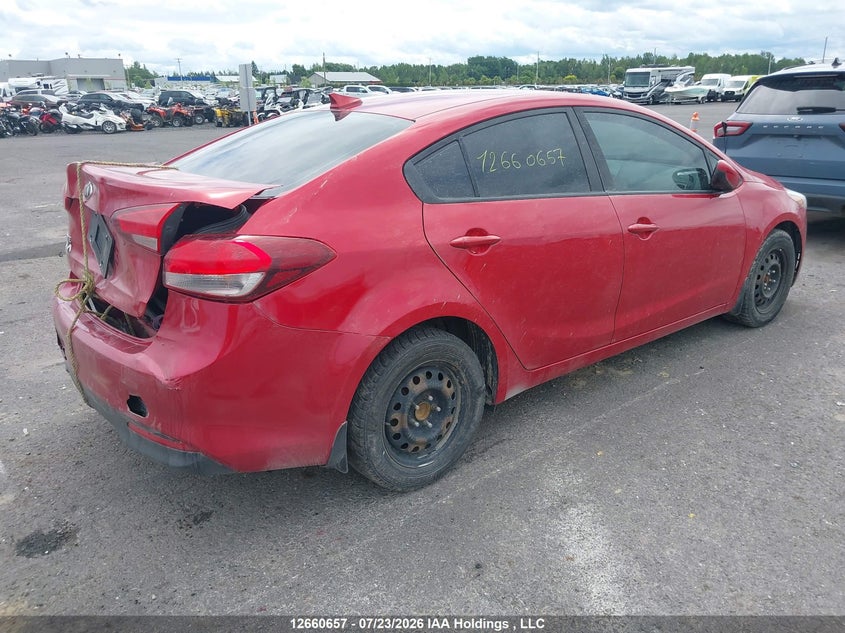 Vin: 3kpfl4a73he138672, lot: 3062967, kia forte lx/s 20174