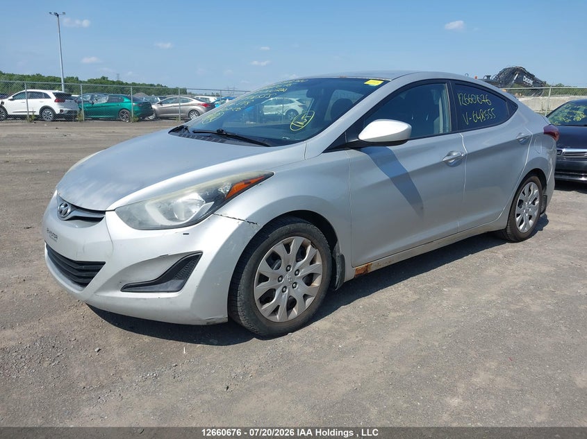 Vin: 5npdh4ae7fh648555, lot: 3062986, hyundai elantra se/sport/limited 20152