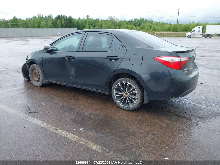 Vin: 2t1burhe9fc364708, lot: 3062994, toyota corolla s 20153