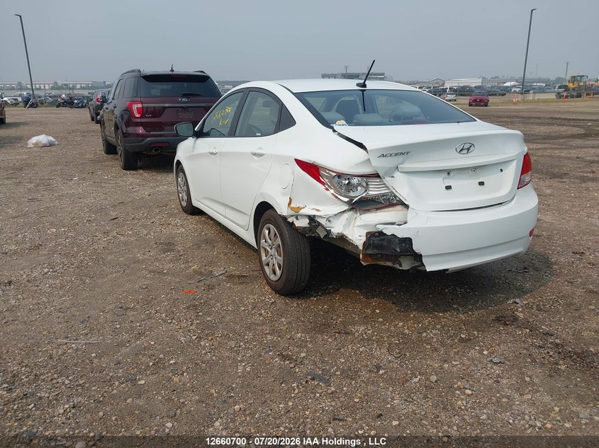 Vin: kmhct4ae9cu234930, lot: 3063010, hyundai accent gls/gs 20123