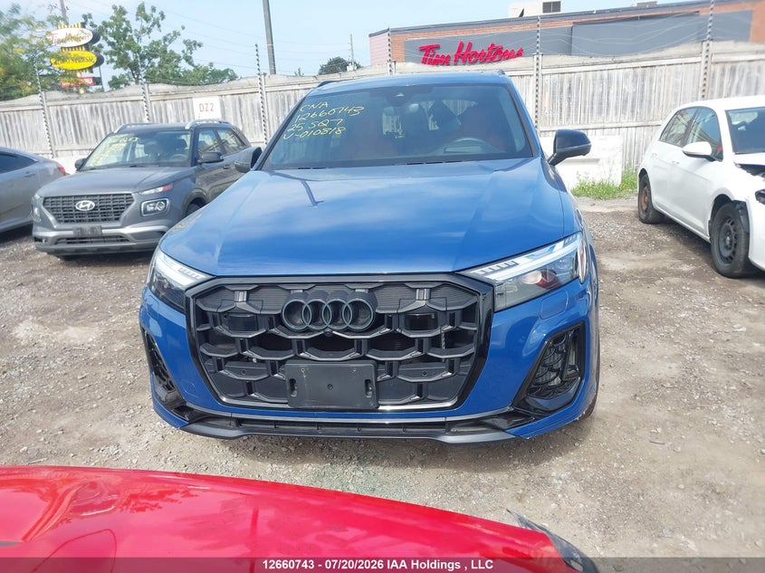 2025 AUDI SQ7 SPORT UTILITY VEHICLE 4.0L V-8 DI, DOHC, VVT, TURBO, 500HP