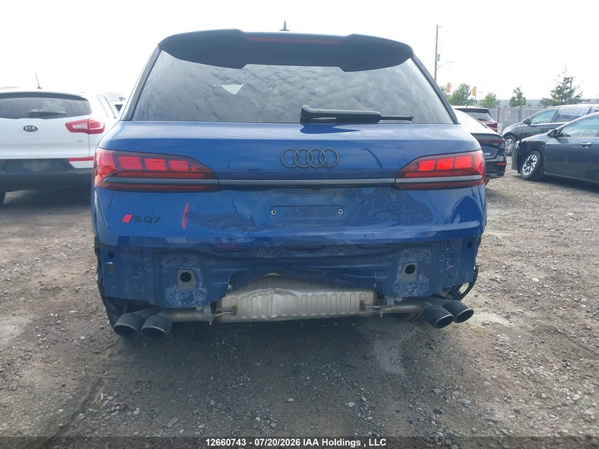 2025 AUDI SQ7 SPORT UTILITY VEHICLE 4.0L V-8 DI, DOHC, VVT, TURBO, 500HP