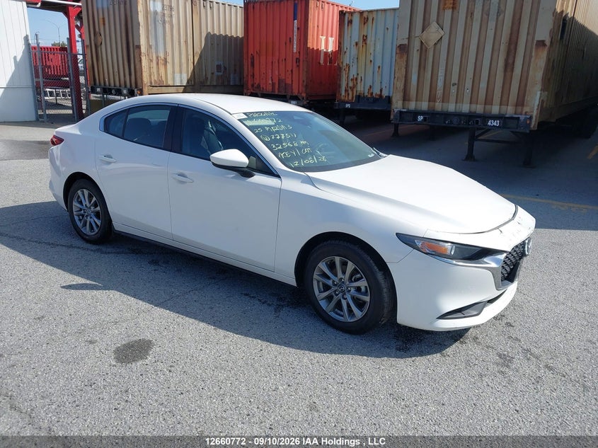 Vin: jm1bpabm7s1777511, lot: 3063082, mazda 3 select sport 2025 img_1