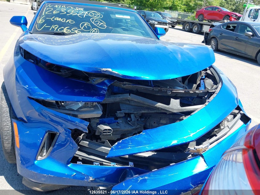 2016 Chevrolet Camaro 2Lt VIN: 1G1FD3DX8G0190656 Lot: 12635521X