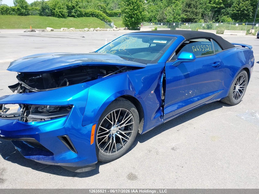 2016 Chevrolet Camaro, Удар спереди, IAAI, VIN 1G1FD3DX8G0190656 — фото 2