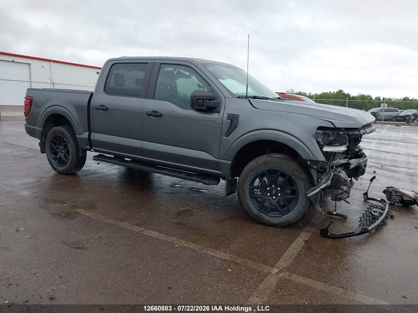 2025 Ford F-150 Stx, Front, IAAI, VIN 1FTEW2LP1SKF31384