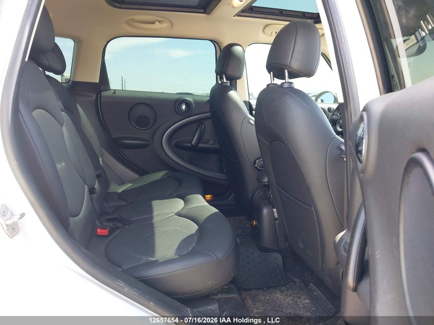 2013 Mini Countryman Cooper S VIN: WMWZC5C52DWP30897 Lot: 12657654X