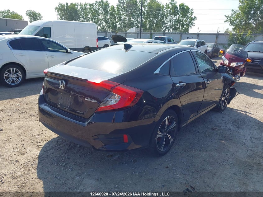 Vin: 2hgfc1f91hh100100, lot: 3063262, honda civic touring 20174