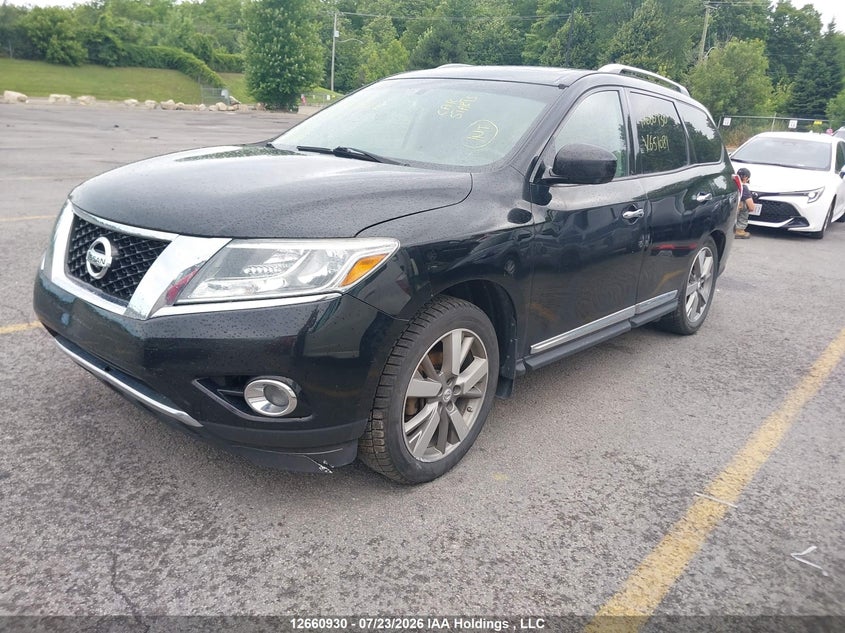 2014 Nissan Pathfinder, Right Rear, IAAI, VIN 5N1AR2MM7EC651081 — photo 2