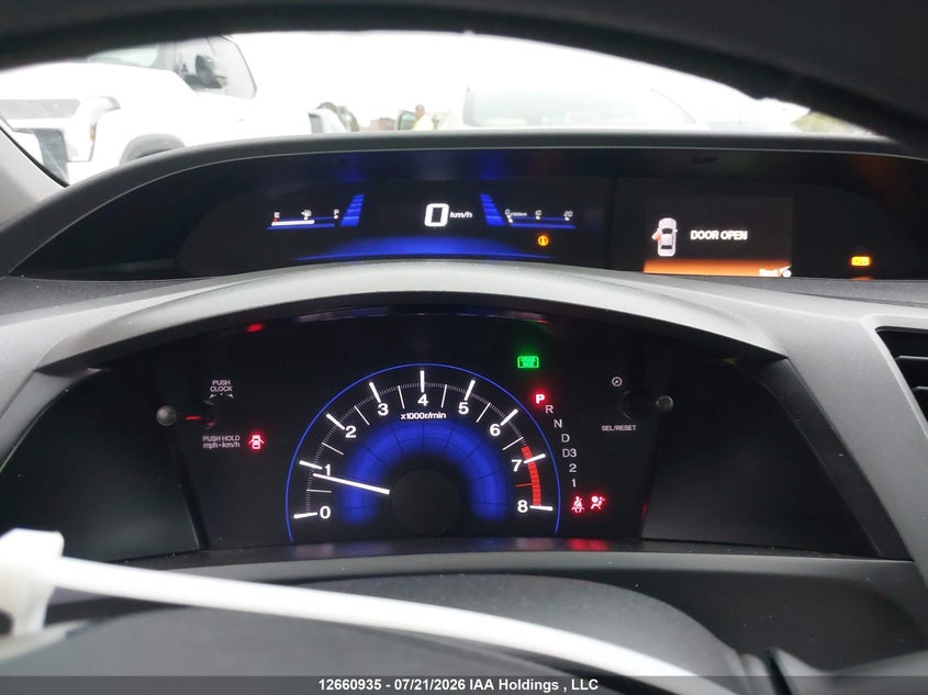 2012 HONDA CIVIC SEDAN 1.8L I-4 VVT, 140HP