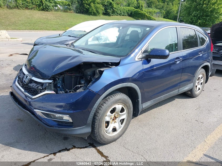 2015 Honda CR-V, Удар спереду, IAAI, VIN 2HKRM4H52FH121790 — фото 2