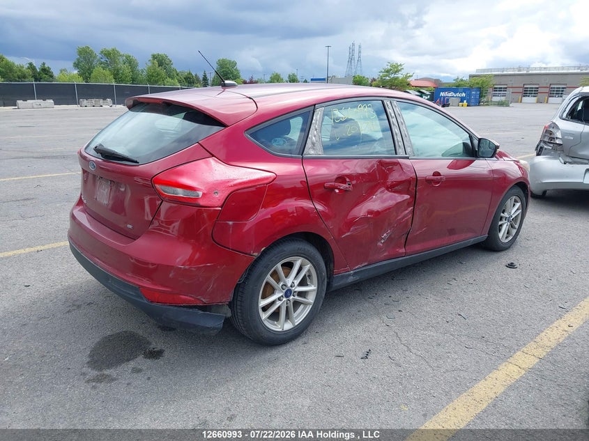 Vin: 1fadp3k22hl207292, lot: 3063336, ford focus se 20174