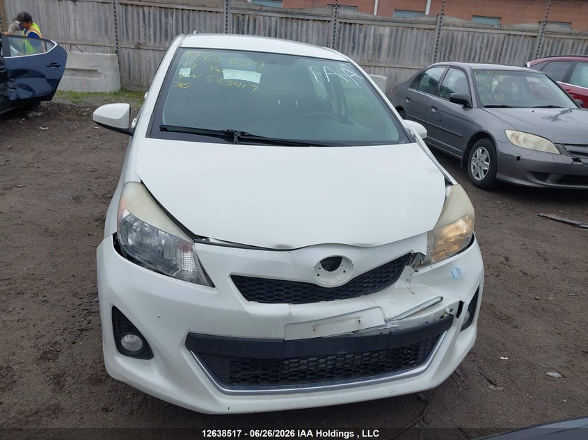 2012 Toyota Yaris VIN: JTDKTUD34CD523417 Lot: 12638517X