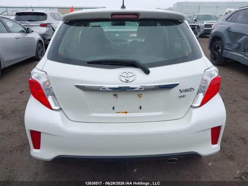 2012 Toyota Yaris VIN: JTDKTUD34CD523417 Lot: 12638517X