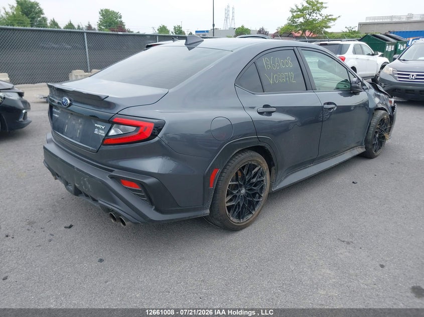 Vin: jf1vbal62n9022712, lot: 3063355, subaru wrx sport-tech 20224