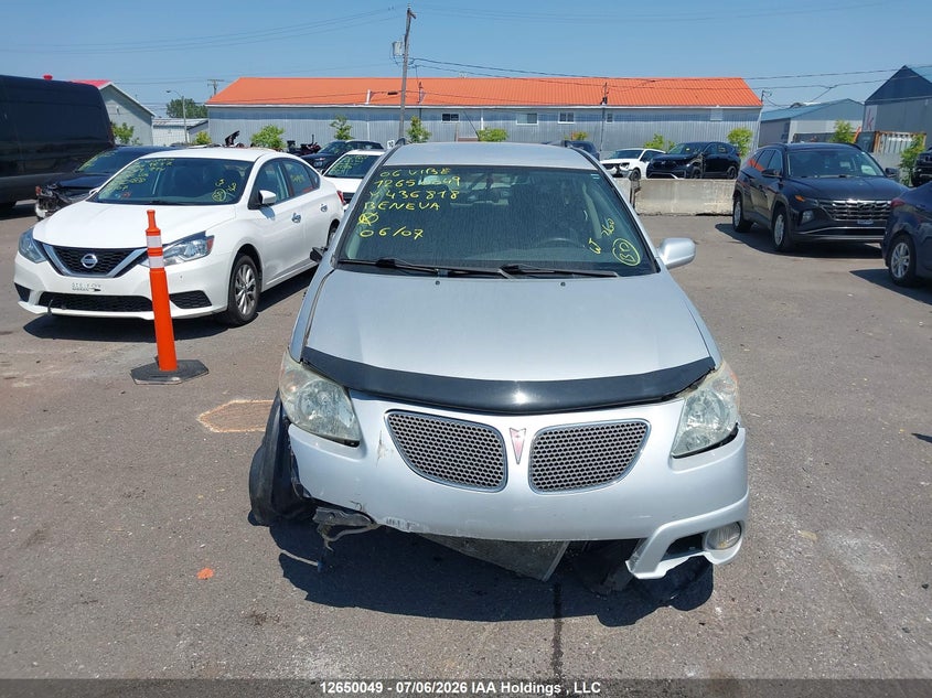 2006 Pontiac Vibe VIN: 5Y2SL65876Z436818 Lot: 12650049X