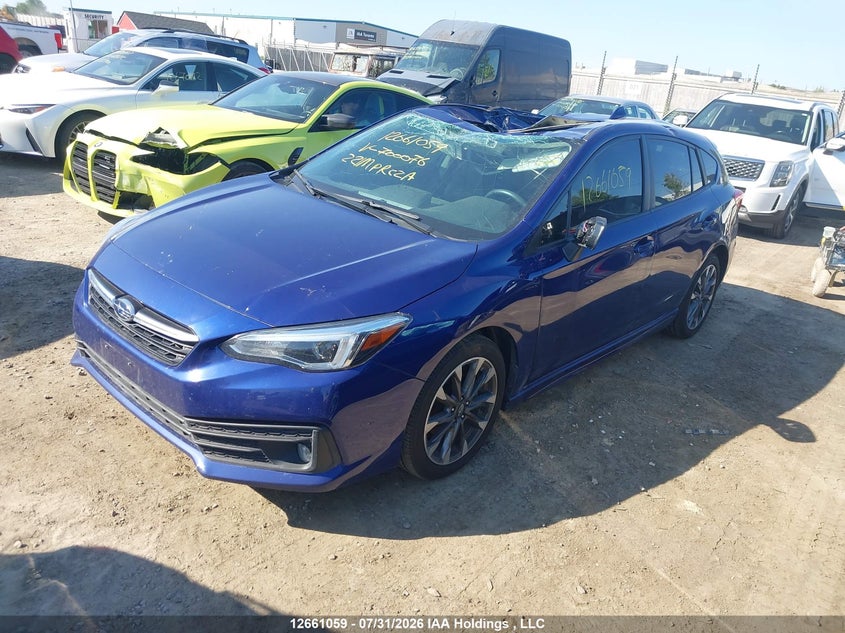 2022 Subaru Impreza, Roof, IAAI, VIN 4S3GTAG69N3700076 — photo 2