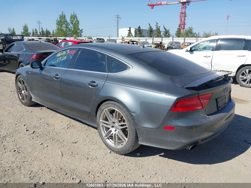 Vin: wau3gcfc2cn153947, lot: 3063412, audi a7 prestige 20123