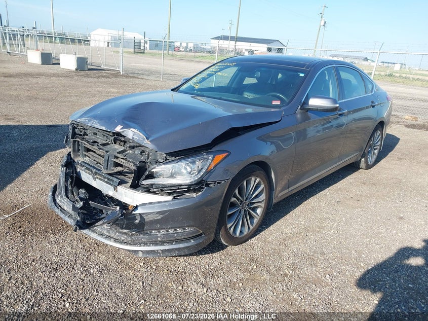 Vin: kmhgn4je8fu078427, lot: 3063417, hyundai genesis 3.8l 20152