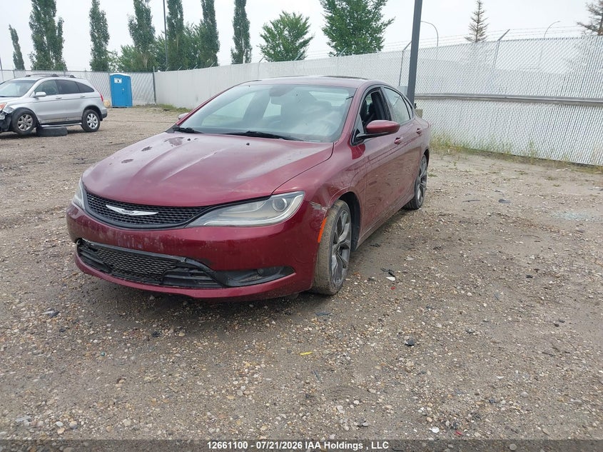Vin: 1c3cccbg6fn642867, lot: 3063449, chrysler 200 s 20152