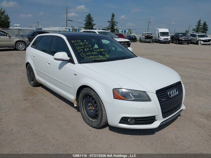2009 AUDI A3 WAGON 2.0L I-4 DI, DOHC, VVT, TURBO, 200HP