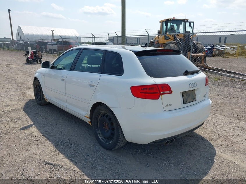 2009 AUDI A3 WAGON 2.0L I-4 DI, DOHC, VVT, TURBO, 200HP