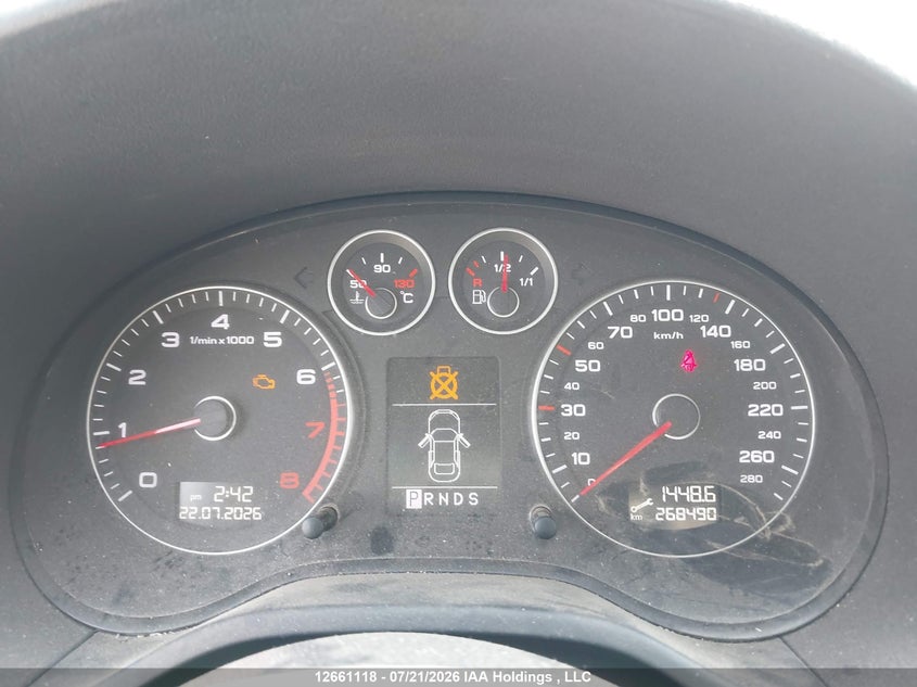 2009 AUDI A3 WAGON 2.0L I-4 DI, DOHC, VVT, TURBO, 200HP