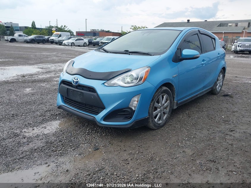 Vin: jtdkdtb34h1596886, lot: 3063497, toyota prius c technology 20172