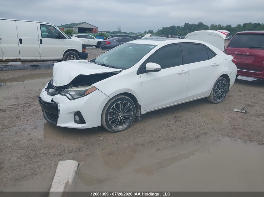 2014 Toyota Corolla, Front, IAAI, VIN 2T1BURHE9EC137825 — photo 2