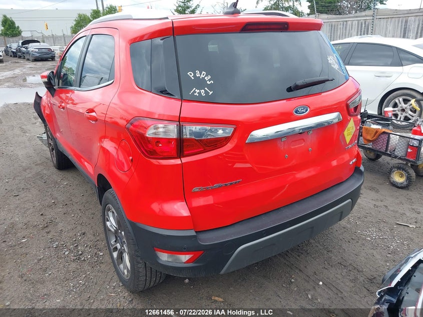 Vin: maj6s3kl8kc280819, lot: 3063808, ford ecosport 20193