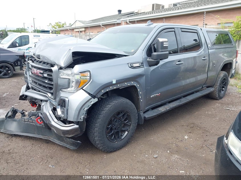 2021 GMC Sierra K1500 At4, Front, IAAI, VIN 1GTU9EET6MZ183171 — photo 2