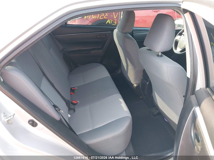 2015 TOYOTA COROLLA SEDAN 1.8L I-4 DOHC, VVT, 132HP