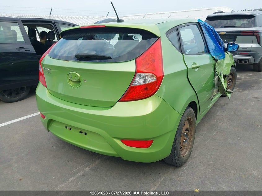 Vin: kmhct5ae4du102536, lot: 3063981, hyundai accent 20134