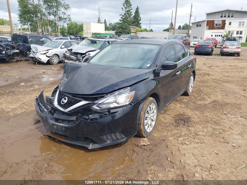 2018 Nissan Sentra S/Sv/Sr/Sl, Front, IAAI, VIN 3N1AB7AP3JY299965 — photo 2