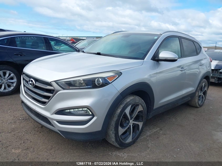2016 Hyundai Tucson, Правый бок, IAAI, VIN KM8J3CA2XGU076756 — фото 2