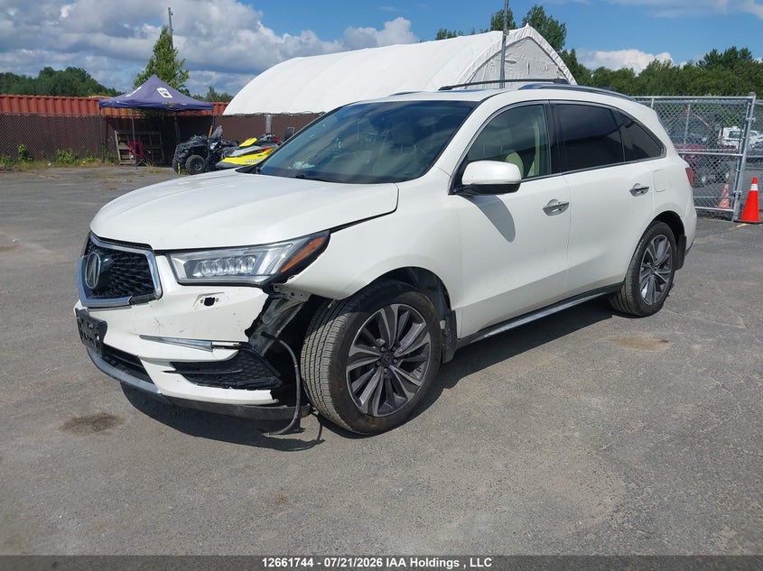 2019 Acura MDX, Удар спереду, IAAI, VIN 5J8YD4H49KL804306 — фото 2