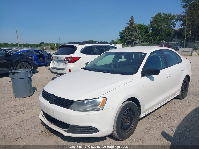 2013 Volkswagen Jetta, Удар спереду, IAAI, VIN 3VW2K7AJ3DM423285 — фото 2