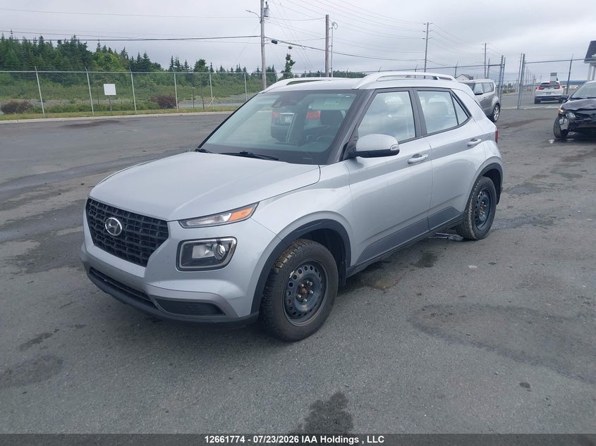 Vin: kmhrc8a35mu097146, lot: 3064128, hyundai venue sel/denim 20212