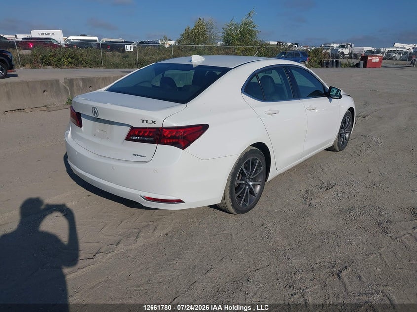 Vin: 19uub3f70ha801634, lot: 3064134, acura tlx advance 20174