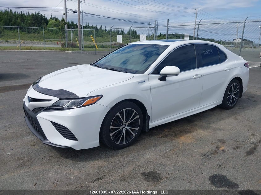 2018 Toyota Camry Hybrid/Le/Xle/Se, Правый зад, IAAI, VIN 4T1B21HK8JU506809 — фото 2