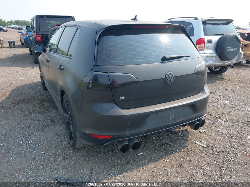 Vin: wvwuf7au7gw004810, lot: 3064191, volkswagen golf r 2.0 tsi 20163