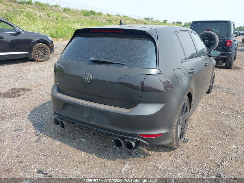 Vin: wvwuf7au7gw004810, lot: 3064191, volkswagen golf r 2.0 tsi 20164