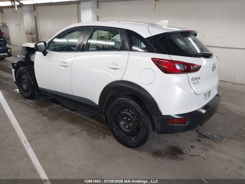 Vin: jm1dkdc75h0174492, lot: 3064217, mazda cx-3 gs 20173