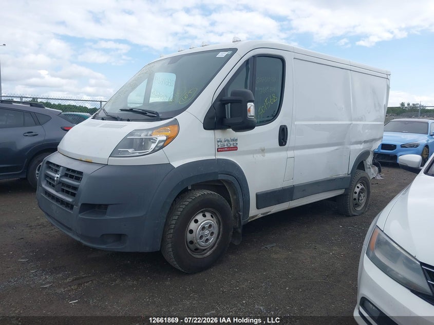 2017 RAM PROMASTER CITY VAN 3.6L V-6 DOHC, VVT, 280HP