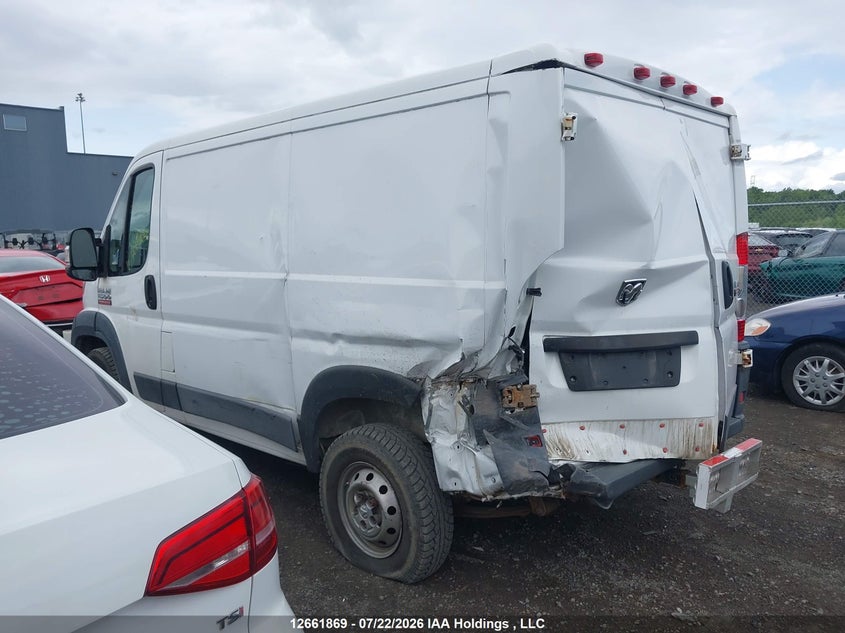 2017 RAM PROMASTER CITY VAN 3.6L V-6 DOHC, VVT, 280HP